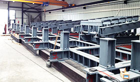 Fabrication of steel constructions