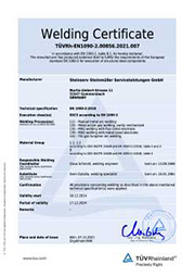 Welding Certification 1090-2